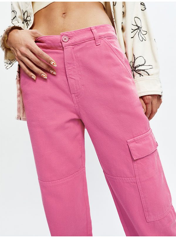 Bailey High Rise Utility Pant Candy