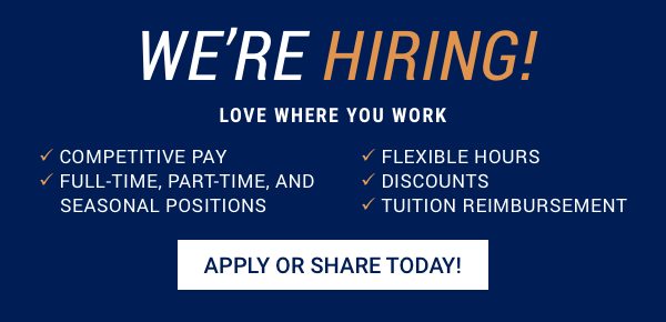 We are hiring, love the way you work