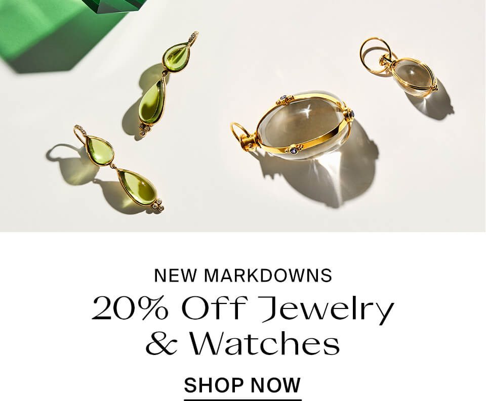 20% Off New Jewelry & Watch Markdowns