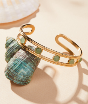 Gemstone Cuff Bracelet| Shop Now