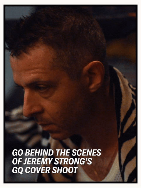 Video: Go Behind the Scenes of Jeremy Strong's GQ Cover Shoot