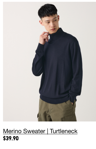 PDP6 - MEN MERINO SWEATER TURTLENECK