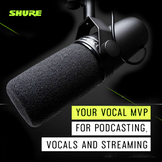 Shure SM7B Vocal Dynamic Mic