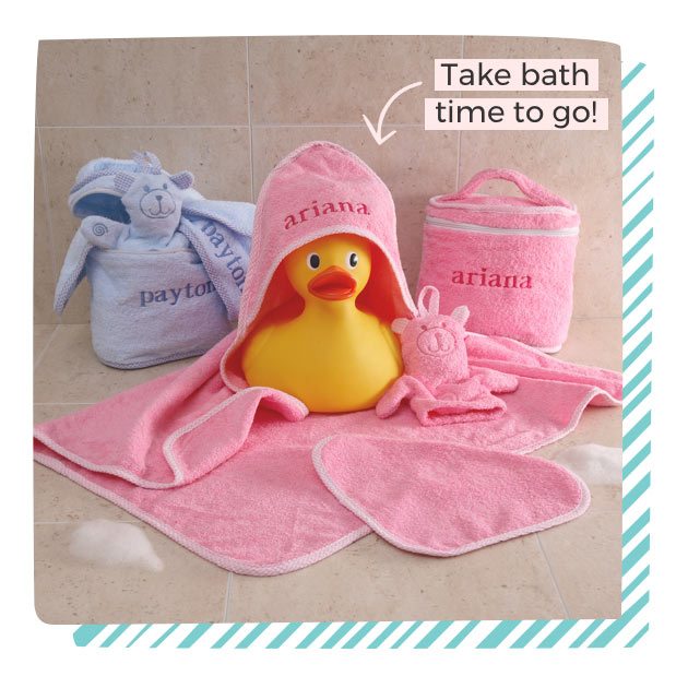 Personalized Terry Bath Set