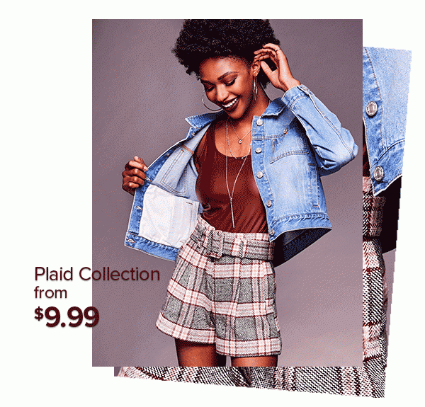 Shop Plaid Collection from $9.99