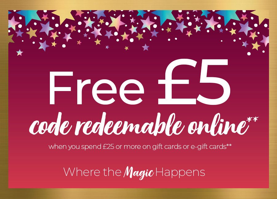 Free £5 code with £25 gift cards