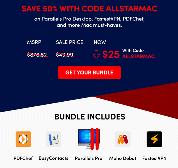 Save 50% With Code ALLSTARMAC | Get Your Bundle