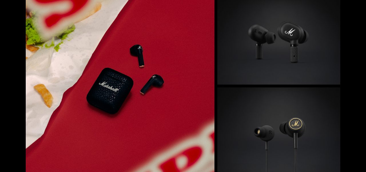 MARSHALL HEADPHONES - MINOR III, MOTIF ANC, MODE EQ