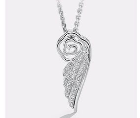 Hallmark Diamond Wing Necklace