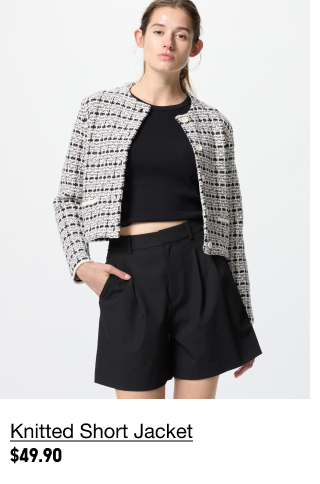 PDP1 - WOMEN KNITTED SHORT JACKET