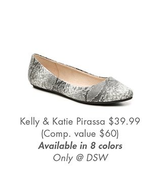 Kelly & Katie Pirassa $39.99 (Comp. value $60)