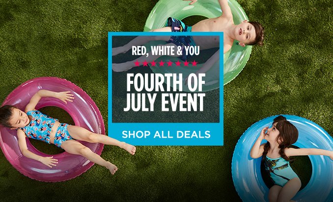 RED, WHITE & YOU | FOURTH OF JULY EVENT | SHOP ALL DEALS
