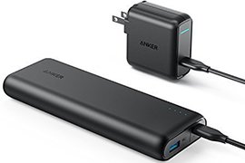 Anker PowerCore Speed 20,100mAh Power Bank w/ 30W Power Delivery, USB Type-C Input & Output