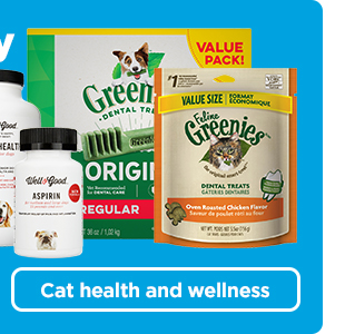 Online only up to 40% off health and wellness. Shop cat health and wellness >