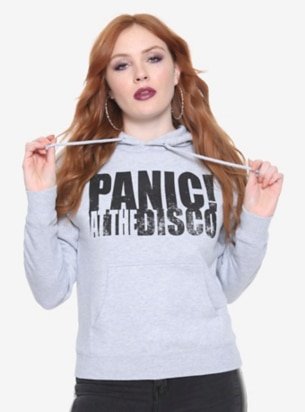 Panic! at the Disco Distorted Logo Hoodie