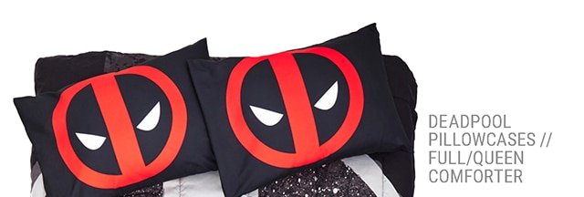 Deadpool Pillowcases // Full/Queen Comforter