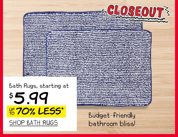 Bath rugs