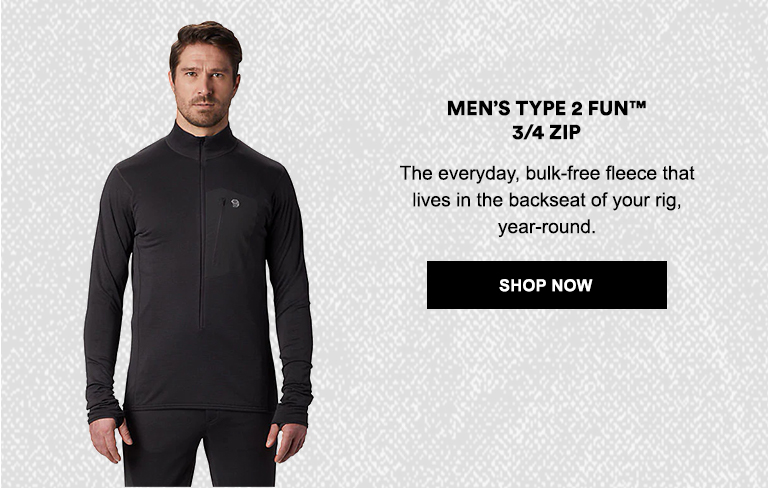 Men's Type 2 Fun 3/4 Zip