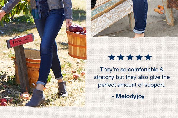 They're so comfortable and stretchy but they also give the perfect amount of support. – Melodyjoy