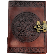 Celtic Knot Embossed Leather Journal