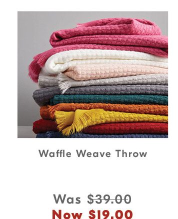 Waffle Weave Throw