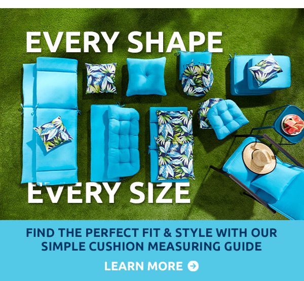 Find the perfect fit and style with our simple cushion measuring guide.