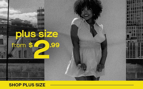 plus size from $2.99