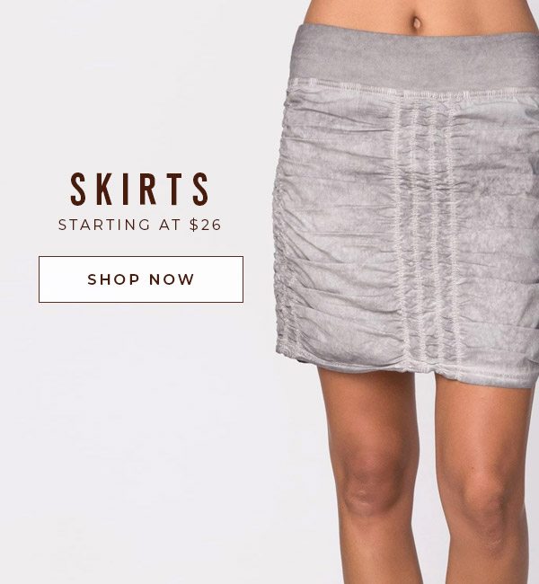 Shop Skirts. Starting at $26 »