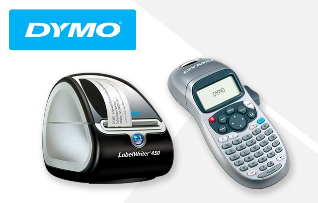 Organize your workstation. Save up to 50% on selected Dymo Labellers