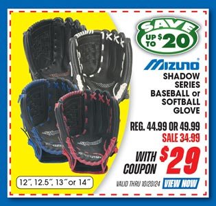 Mizuno Shadow Series Professional Model Baseball or Softball Glove