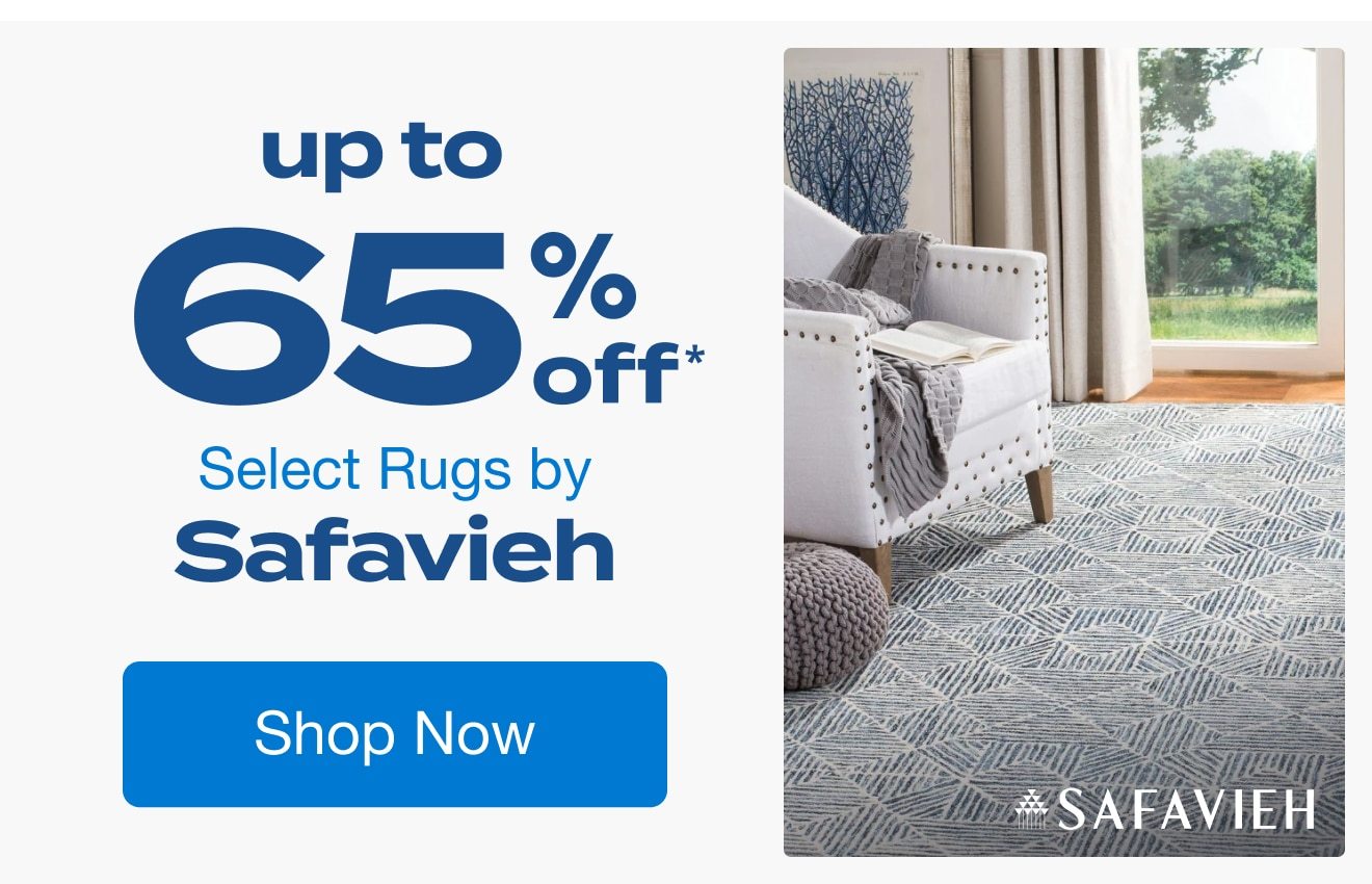 Up to 65% Off Select Rugs by Safavieh*