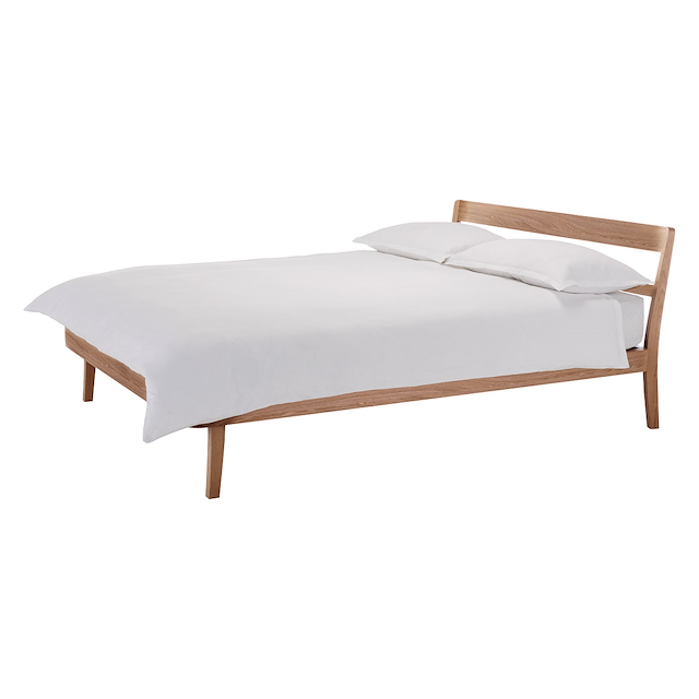 TATSUMA ASH Double bed frame 135cm