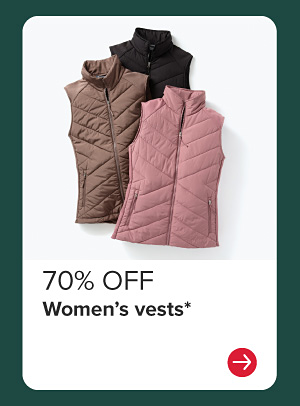 70% off Women's Vests