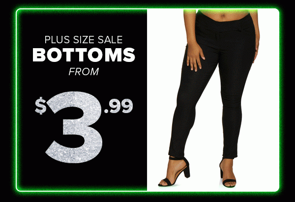 Shop Plus Size Sale Bottoms