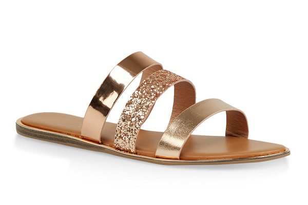 Triple Band Slide Sandals