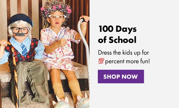 100 Days of School | Dress the kids up for 100 percent more fun! | SHOP NOW