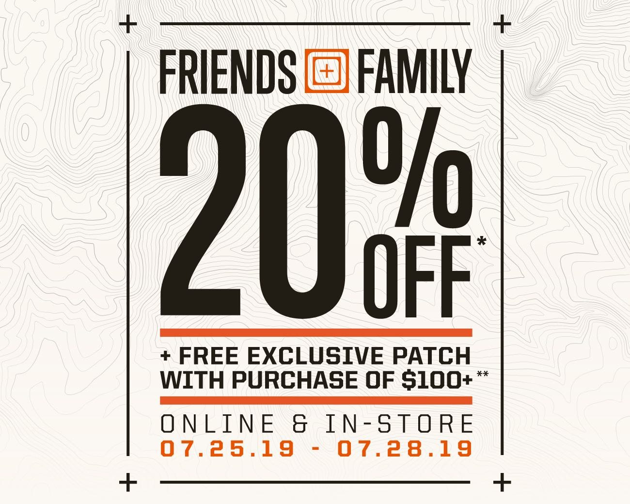 20% off | Free Patch with orders of $100+
