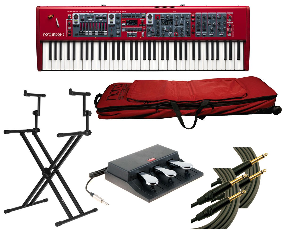 Nord Stage 3 88 + Nord Soft Case + Nord Triple Pedal + Stand + Mogami Cables