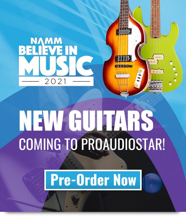 2021 NAMM New Guitars!