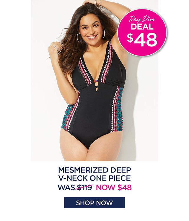 Mesmerized Deep V-Neck One Piece