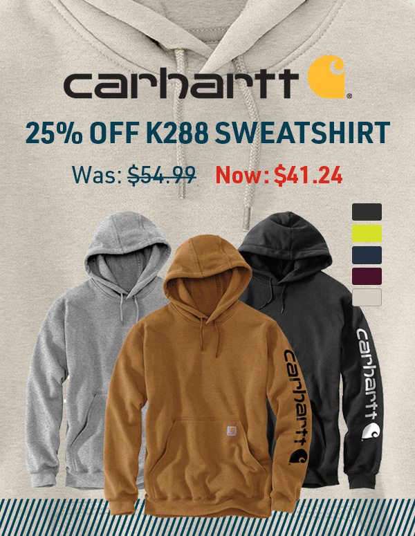 25% off Carhartt K288 Sweatshirt