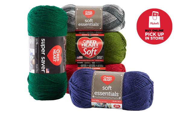 All Red Heart Yarn