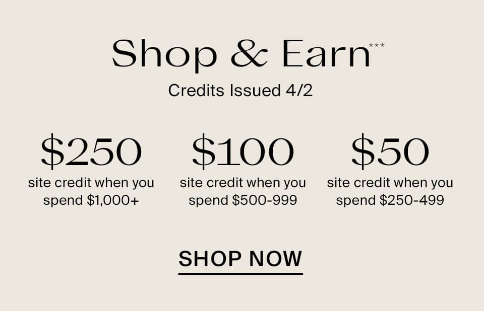 Shop & Earn Up To $250***