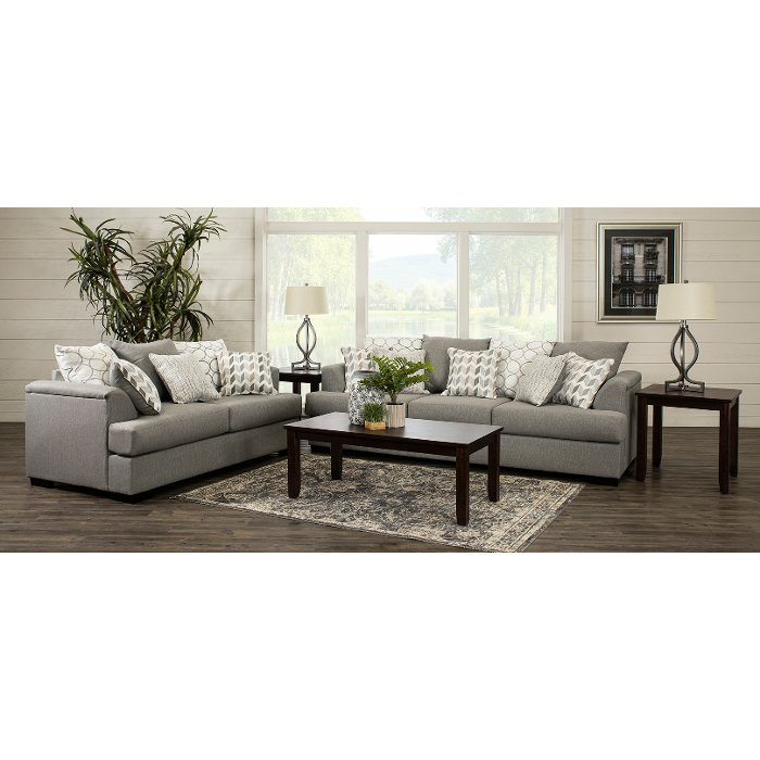 Passport Stone Gray Sofa