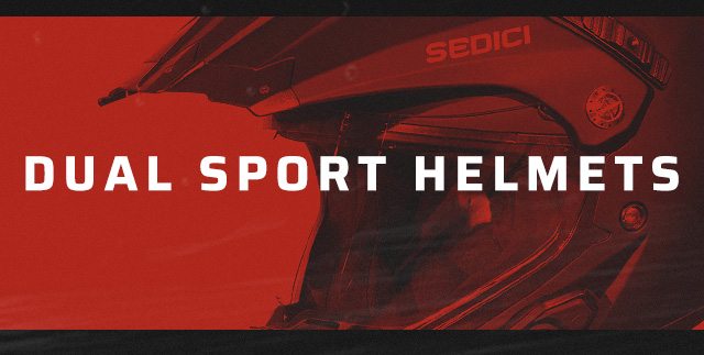 Dual sport helmets