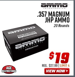 Ammo, Inc. .357 Magnum JHP Ammo