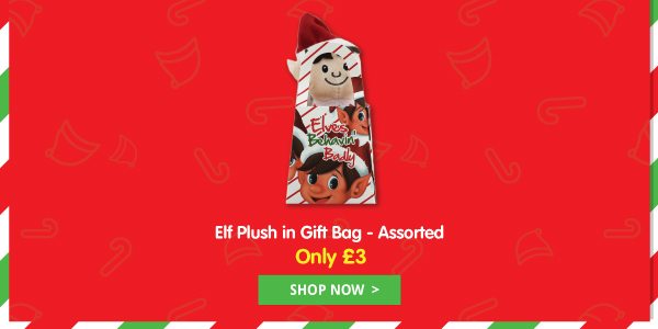 Elf Plush in Gift Bag - Assorted