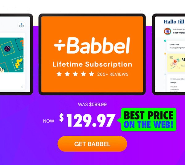 Babbel Language Learning: Lifetime Subscription (All Languages)