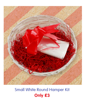 Small White Round Hamper Kit