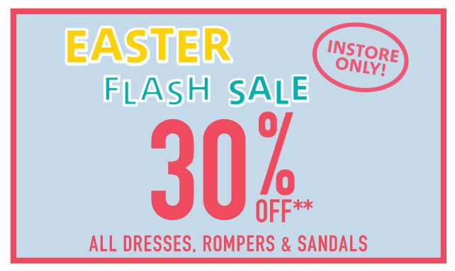 Easter Flash Sale